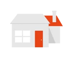 Symbol eines Einfamilienhauses