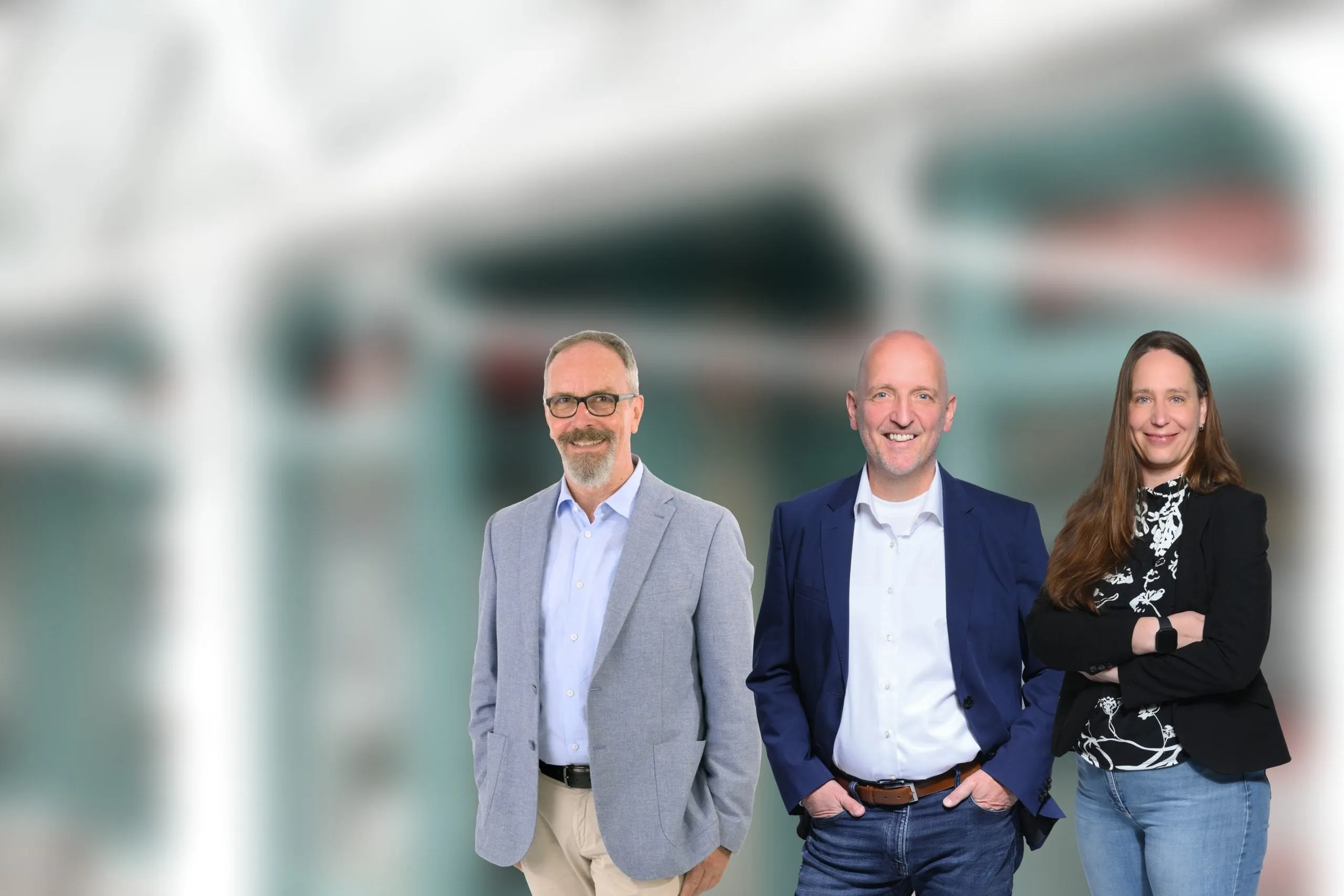 Ines van Genabith, Christoph van Genabith und Edgar Rhode